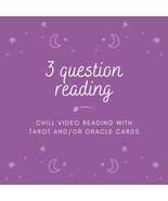 Ask 3 Questions — Video Psychic Tarot Reading - £5.99 GBP
