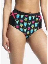 Universal Monsters Heads All Over Print High Waisted Swim Bottoms Junior... - £16.27 GBP