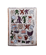 Anyhouz Jacquard Weave Jigsaw Throw Blanket Cozy Sofa Couch Bed Cover Ou... - $1,075.19 MXN