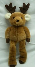 Vintage Russ Romper Jr. The Bendable Reindeer Deer 14&quot; Plush Stuffed Animal Toy - £19.46 GBP