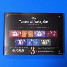 Disney Twisted Wonderland Card Art Official Visual Art Book 3 Birthday Edition - $48.49