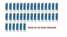 36x Vicks Inhaler for Nasal Congestion Cold Allergy Blocked Nose Fast Re... - £45.82 GBP