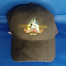 Disneyland Resorts NWT Hat -Black Adjustable One Size Disney FIFTY YEARS - $438.49 MXN