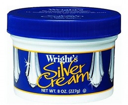 Silver Cream Pin K Polish Paste Cleaner Sterling Flatware &amp; Jewelry Wright&#39;s 014 - £22.51 GBP