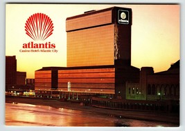 Atlantis Atlantic City Casino Hotel Postcard New Jersey Boardwalk NJ Unp... - £9.60 GBP