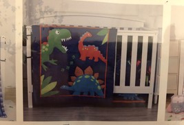 Modern Luxury 4 piece Crib Dinasaur Bedding Set - £46.04 GBP