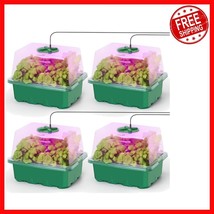 Complete Plant Grow Kit: Seed Starter Trays with Grow Light for Indoor G... - $575.15 MXN