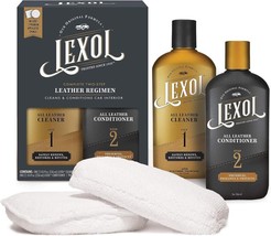 LEXOL LEATHER CONDITIONER LEATHER CLEANER KIT Car Furniture Shoes Bags C... - £20.26 GBP