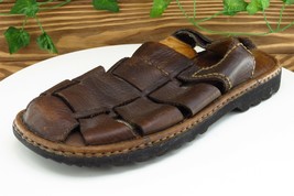 Rockport Size 9 M Brown Gladiator Leather Men Shoes - £13.18 GBP