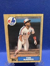 Tim Raines 1987 Topps Baseball Card # 30 - $65.00