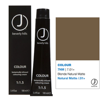 J Beverly Hills COLOUR Botanically Infused Hair Color Cream  - 7NM 7.01 Blonde N