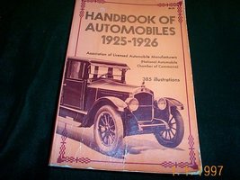 Handbook of Automobiles 1925-1926 [Paperback] not given - £5.27 GBP