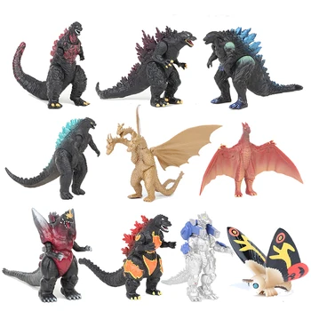 New 10Pcs/Set Movie Gojira Godzilla Pvc Figure Model Toys - $19.45