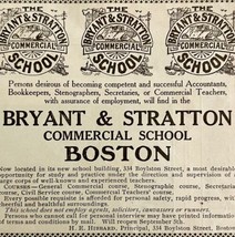 1916 Bryant and Stratton Commercial School Advertisement University DWMYC4 - £15.46 GBP