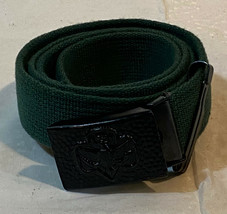 Vintage 1970s Girl Scouts Web Belt With Original Clip 32&quot; Overall Length - £12.59 GBP