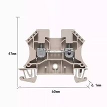 Terminal Block 1020100000 WDU 4 100Pcs New 4mm Terminal Block For Weidmu... - $68.06