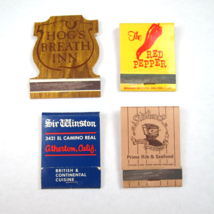 4 Vintage Matchbook Covers Hogs Breath Inn Red Pepper Sir Winston Sundan... - £15.84 GBP