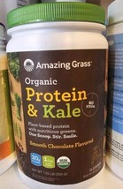 Amazing Grass  Organic Protein &amp; Kale Powder Smooth Chocolate 19.6 Oz. E... - $19.80