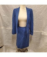 Vintage Saks Fifth Avenue Women&#39;s Royal Blue Blazer and Skirt, Size 4 - £31.13 GBP