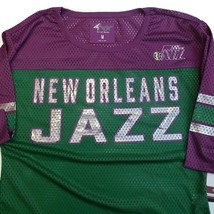 NBA Throwback New Orleans Jazz Womens Size M First Team Mesh Top GIII For Her - £8.09 GBP