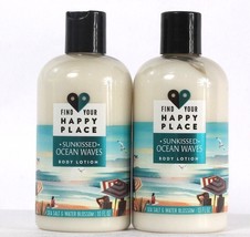 2 Find Your Happy Place 10 Oz Sunkissed Ocean Waves Sea Salt Blossom Body Lotion - £16.71 GBP