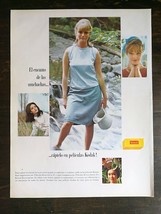 Vintage 1965 Eastman Kodak Company Spanish Espanol Full Page Original Ad - 721 - £5.39 GBP