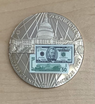 American Mint U.S. Grant Commemorative $50 Proof Coin 03176 w/COA NEW - £14.28 GBP