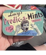 Vintage I LOVE LUCY Tin Metal Box Predic-a-Mints Peppermint Empty Canister - $13.88 CAD