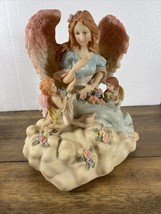 The San Francisco music box company Vintage Angel Spins And Rocks As Music Plays - £19.65 GBP
