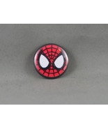 Spider-Man PIn - Spider-Man Face Round Pin - Celluloid Pin - $283.92 MXN