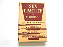 Vintage Sex Practice in Marriage by C. B.S. Evans, MD  1937 - £23.34 GBP