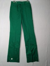 Vecci Mens Green Cotton Blend Pants Size 29 Raw Hem - $29.68