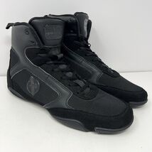 Hayabusa Pro Boxing Shoes Sz 10 MMA Black Ankle Lace Up Wrestling Gym Tr... - $83.59 CAD
