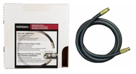 HYDRAULIC HOSE 3/8&quot; X 18&quot; 2-WIRE UNIVERSAL 4000 PSI, RUBBER - APACHE #98... - $365.81 MXN