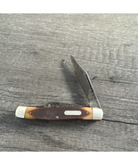 Vintage Schrade Old Timer 80T Folding Pocket Knife 3 Blade - $40.85 CAD