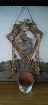 Faux Native American Wall Hanging, Basket Made Of Birch Bark - $5.00