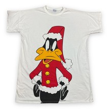 Vintage Flirts Daffy Duck Santa Claus Looney Tunes Oversized Sleeping Shirt - £14.00 GBP