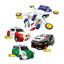 Hello Carbot Hypercops Vehicle Car Robot 4-stage transforming combined Robot Toy image 3