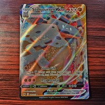 Holo Stonjourner VMAX 116/202 Ultra Rare Sword &amp; Shield Base Set Pokemon... - $3.49