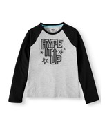 Athletic Works ~ Youth Large (10/12) Shirt/Top ~ &quot;Hype It Up&quot; Black Lett... - $28.06 CAD