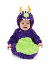 Underwraps Belly Babies Buntings 3-EYED Monster Infant Costume 25848 New - £13.41 GBP