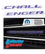 CHALLENGER Grille Badge Overlay Decal for 2015 - 2023 Dodge Challenger - $16.90 CAD