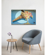 Melting Ice-Cream ACM Graffiti Wall Art - $71.07 CAD