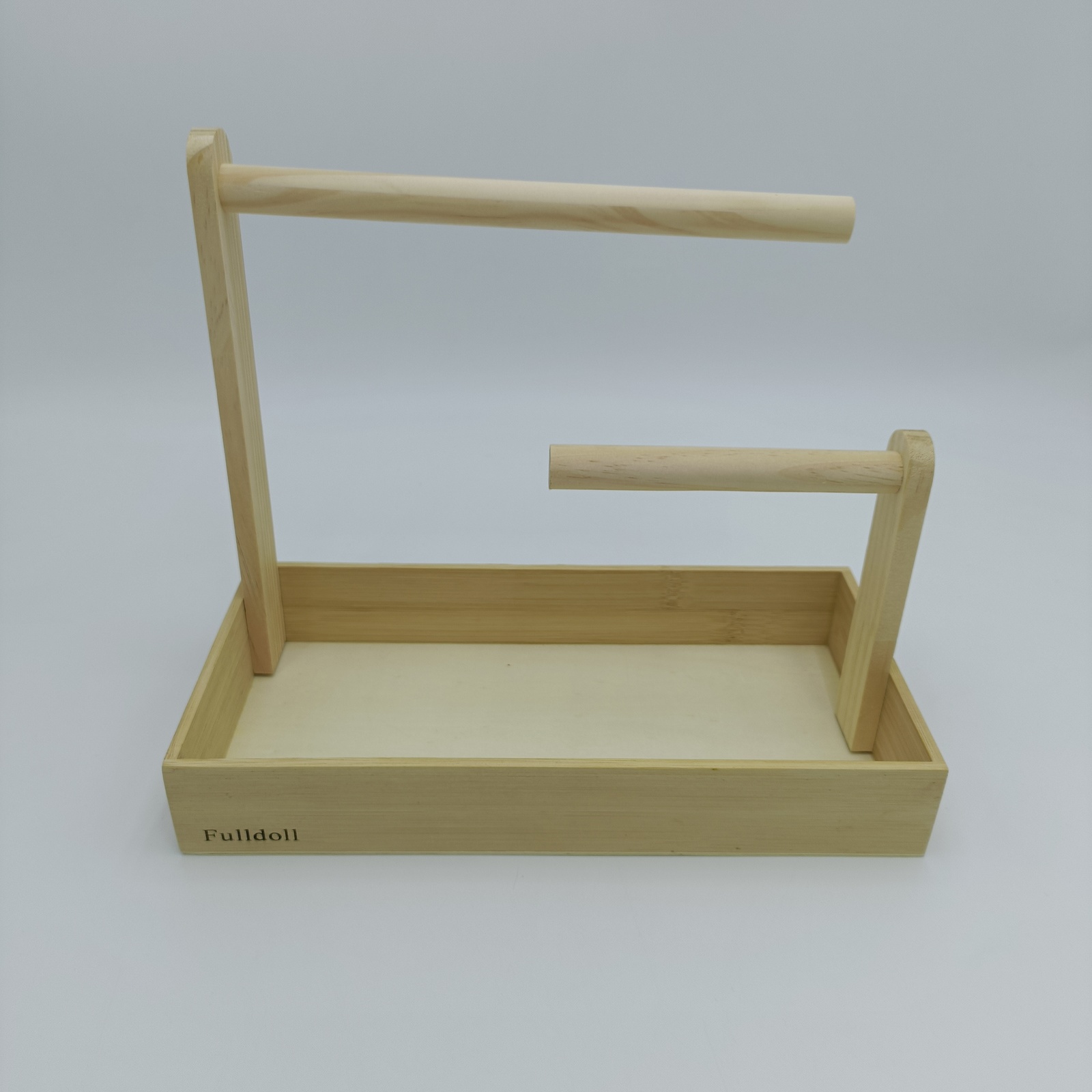 Fulldoll Display racks Smooth Multi-purpose 2 Step Tier Wooden Display S... - $19.99