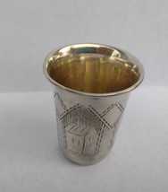 old Vodka Cup or Beaker russian sterling silver 84 mark JB ( Aust) - £152.31 GBP