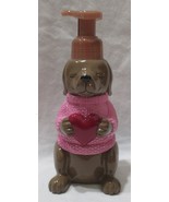 Bath &amp; Body Works Foaming SOAP holder Resin VALENTINE&#39;S DAY PUPPY LOVE D... - $76.81 CAD