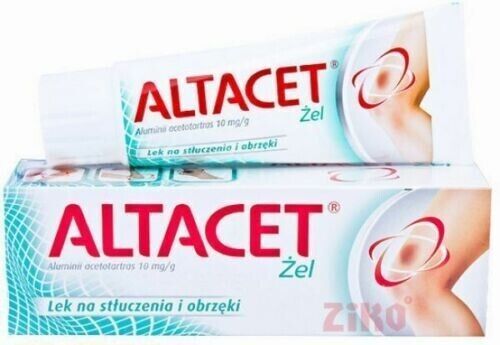 Primary image for ALTACET 1%, gel for injuries, contusions, bruises and swellings, 75 g