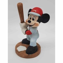 Disney - Mickey Mouse Baseball Figurine - 4&quot; - £14.68 GBP