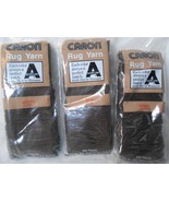 2 Caron  Latch Hook Rug Yarn Pre cut BROWN 0105 320 count - $146.35 MXN