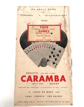 1958 Caramba Roulette Solitaire Bridge Sabotage Card Game - £23.69 GBP